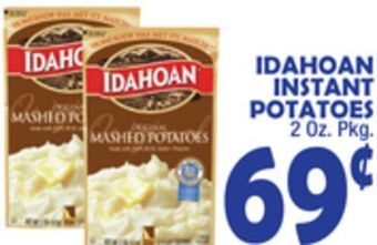 Bravo Supermarkets Idahoan instant potatoes offer