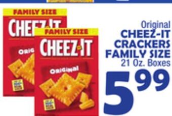 Bravo Supermarkets Cheez-it crackers family size offer