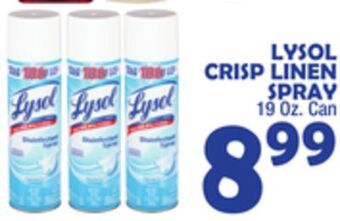 Bravo Supermarkets Lysol crisp linen spray offer
