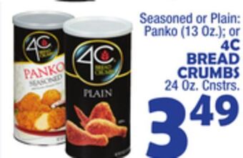 Bravo Supermarkets 4c bread crumbs 24 oz. cnstrs offer
