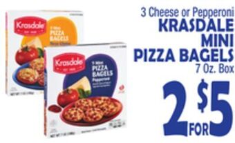 Bravo Supermarkets Krasdale mini pizza bagels offer