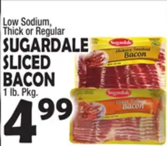 Bravo Supermarkets Sugardale sliced bacon 1 lb. pkg. offer