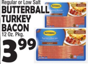 Bravo Supermarkets Butterball turkey bacon offer
