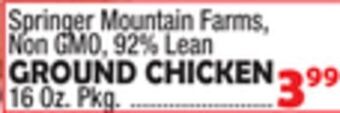 Bravo Supermarkets Ground chicken offer