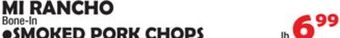 Bravo Supermarkets Mi rancho smoked pork chops offer