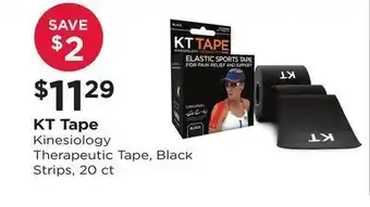 Good Neighbor Pharmacy Kt tape kinesiology therapeutic tape, black strips offer