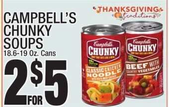 C Town Campbell's chunky chunky soups offer