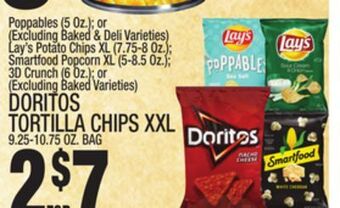 C Town Doritos tortilla chips xxl 9.25-10.75 oz. bag offer