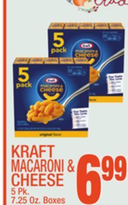 C Town Kraft macaroni & cheese offer