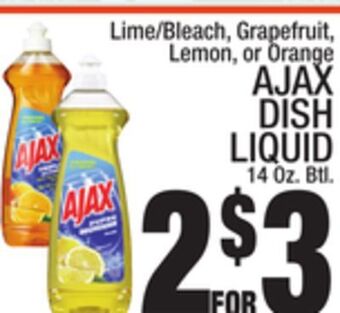 C Town Ajax dish liquid offer
