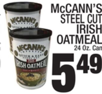 C Town Mccann's steel cut irish oatmeal offer