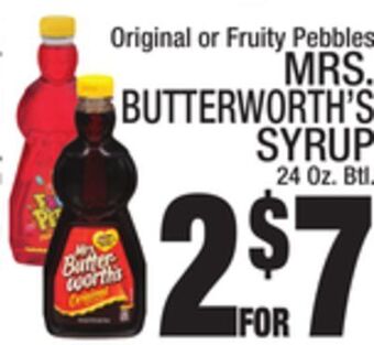 C Town Mrs. butterworth's syrup offer