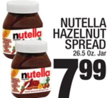 C Town Nutella hazelnut spread offer