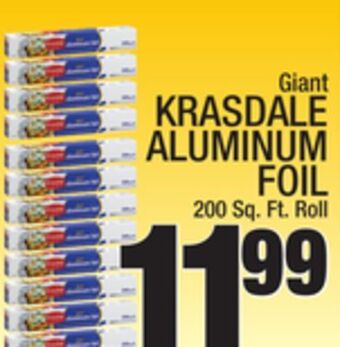 C Town Krasdale aluminum foil offer