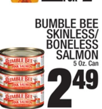 C Town Bumble bee skinless/boneless salmon offer