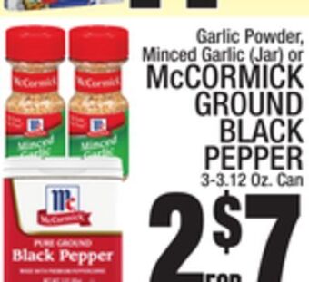 C Town Mccormick ground black pepper offer