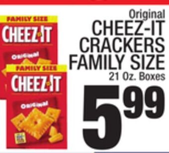 C Town Cheez-it crackers family size offer