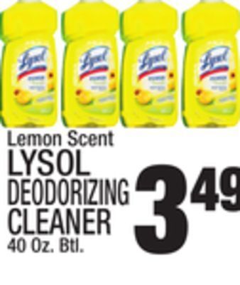 C Town Lysol deodorizing cleaner offer
