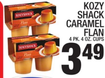C Town Kozy shack caramel flan offer