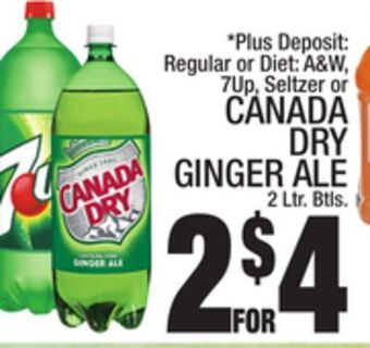 C Town Canada dry ginger ale offer