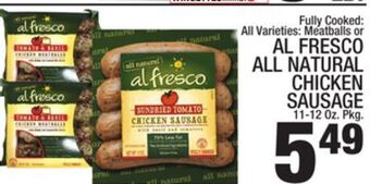 C Town All natural chicken chicken sausage offer
