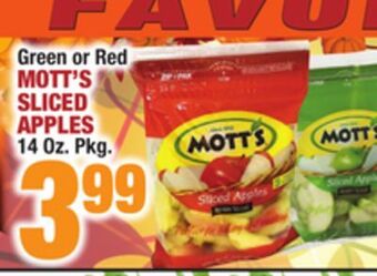 C Town Mott's sliced apples offer
