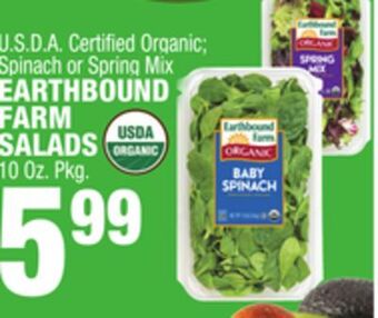 C Town Earthbound farm farm salads offer