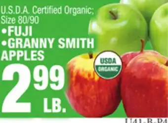 C Town •fuji •granny smith apples offer