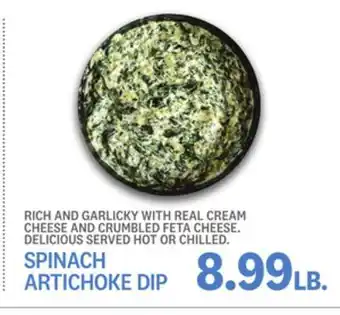 Kings Food Markets Spinach artichoke dip offer