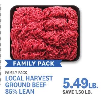 Kings Food Markets Local harvest ground beef 85% lean offer