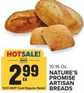 Food Lion Nature's Promise Artisan Breads 10-16 oz offer