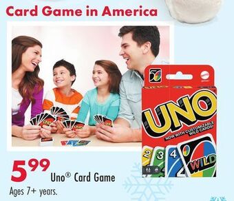 Boscov's Uno® card game offer