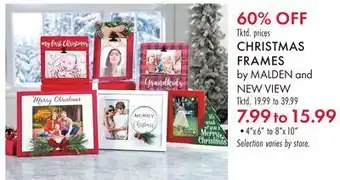 Boscov's Christmas frames by malden and new view offer