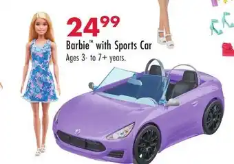 Boscov's Barbie™ with sports car offer