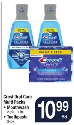 ACME Crest oral care multi packs offer