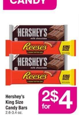 ACME Hershey's king size candy bars offer