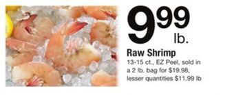 ACME Raw shrimp offer