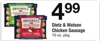 ACME Dietz & watson chicken sausage offer