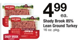 ACME Shady brook 85% lean ground turkey offer