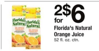 ACME Florida's natural orange juice offer