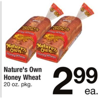 ACME Nature's own honey wheat offer