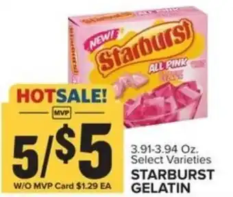 Food Lion Starburst Gelatin 3.91-3.94 oz offer