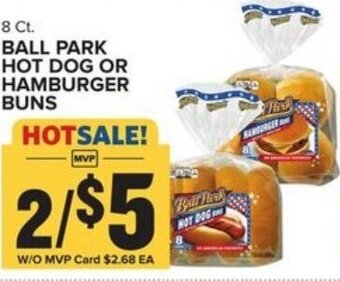 Food Lion Ball Park Hot Dog Or Hamburger Buns 8 ct offer