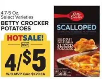 Food Lion Betty Crocker Potatoes 4.7-5 oz offer