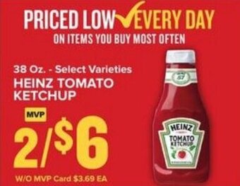 Food Lion Heinz Tomato Ketchup 38 oz offer
