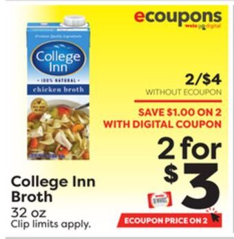 Weis Markets College inn broth offer