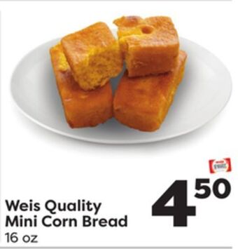 Weis Markets Weis quality mini corn bread offer
