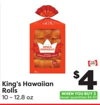 Weis Markets King's hawaiian rolls offer