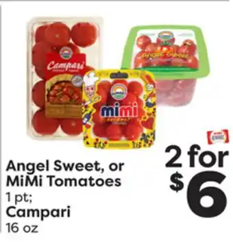 Weis Markets Angel sweet, or mimi tomatoes 1 pt campari 16 oz offer
