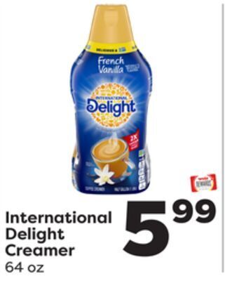 Weis Markets International delight creamer offer